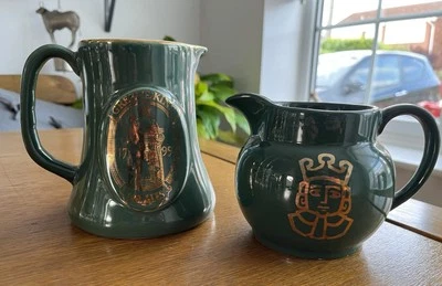 2 x GREENE KING Fine Ales 1799 Water Jugs Wade in superb condition Pub Ale Beer - Image 1 of 4