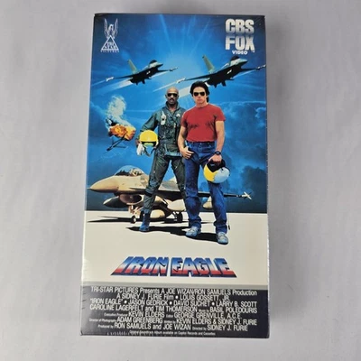 1986 CBS FOX Video VHS: Iron Eagle (Louis Gossett Jr., Jason Gedrick) New Sealed - Immagine 1 di 4