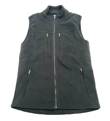 SCOTTeVEST Fleece Crest Vest Men's XS Black Multi Pocket Travel Outdoor Jacket - Image 1 of 4