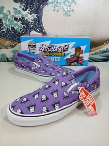 Vans Slip-on X The Aquabats ¡Súper zapatos! Crowdfunder exclusivo talla 13 - Imagen 1 de 9
