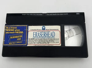ERASERHEAD - VHS Only No Case Blockbuster RCA 1984 Horror David Lynch RARE Cult - Imagen 1 de 6