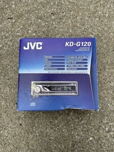 JVC KD-G120 Car Stereo Radio CD Player Receiver HS-II Tuner, Detachable - NEW - Picture 1 of 4