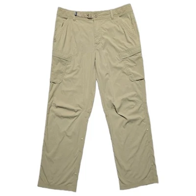 REI Co-op Nylon Cargo Pants Mens 34X30 Beige Sahara Hiking Relaxed Fit - Image 1 of 4