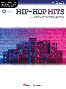 Hip-Hop Hits for Viola Solo Sheet Music 12 Songs Play-Along Book Online Audio - Picture 1 of 1
