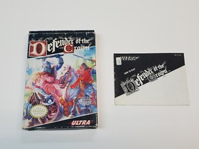 Defender of the Crown Nintendo NES Box and Manual Only *damage