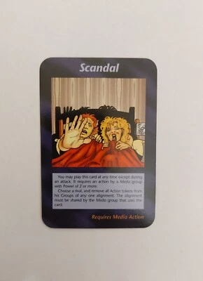 INWO Illuminati New World Order SCANDAL 1995 Unlimited Edition Spiel *RARE CARD*  - Bild 1 von 2