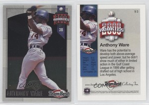 2000 Team Best Rookies Silver Foil Anthony Ware #93
