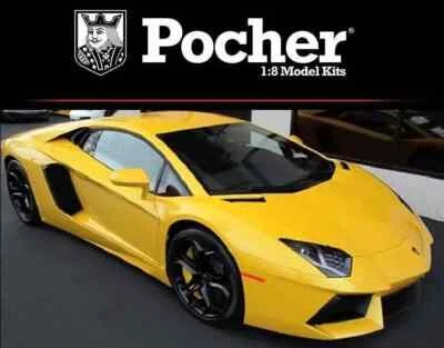 Pocher Lamborghini Aventador  Roadster nero o gialla 1/8 - Immagine 1 di 2