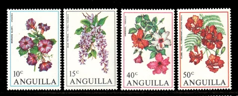 Anguilla Scott 87-90 1970 Flowers Cover