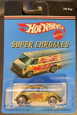 Hot Wheels 2006 Super Chromes VW Bug Target Gold Chrome VHTF Rare - Image 1 of 3