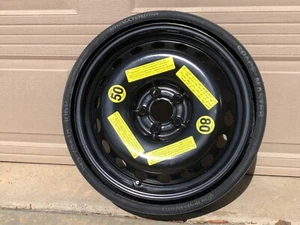 09-17 AUDI Q5 (B8 8R) 6Jx18 ET36 195/75/18" SPACE SAVER SPARE TIRE WHEEL RIM OEM - Picture 1 of 11