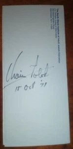 CHAIM POTOK  SIGNED Promotional Flyer ~ Institute of Adult Jewish Education 1979 - Picture 1 of 4