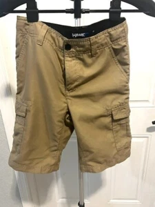 Tony Hawk Hybrid Cargo Shorts Boys 12 Beige/Tan Polyester adjustable waist - Picture 1 of 6