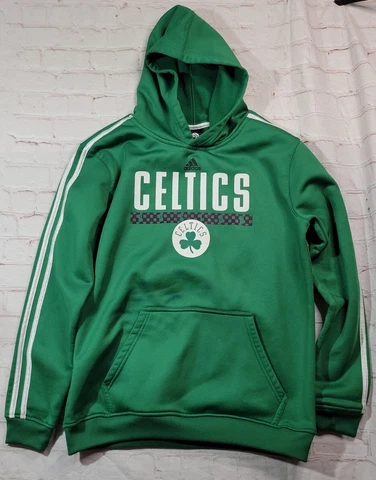 Adidas Boston Celtics Youth Hoodie Sweatshirt NBA Basketball Size X-Large (18) Cover