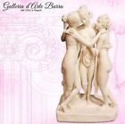 Capodimonte porcelain IN Biscuit " The Three Graces " Realistic & Rare
