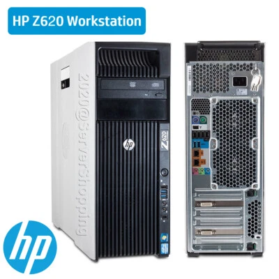 8CORE HP Z620 XEON E5-2687W Turbo 3.80GHZ 64GB RAM 2TB SATA nVidia Quadro NVS310 - Image 1 of 4