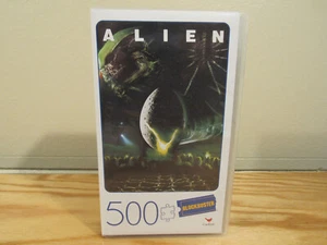 Alien Movie Poster Blockbuster Video 500 Piece Jigsaw Puzzle Cardinal NEW 2020 - Picture 1 of 7
