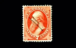 US Stamp Used, F/VF S#138 neat pen cancel, has a faint grill - Picture 1 of 1