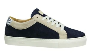 Hackett London Hunt Multi Colour Navy Lace Up Mens Cupsole Shoes HMS20809 5DD