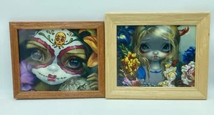2 Wood Framed Jasmine Becket-Griffith Fairy Fantasy Milagros Magical Prints - Picture 1 of 4