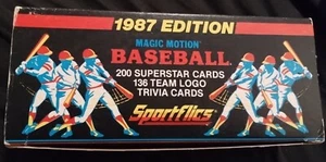 1987 Sportflics Edition Magic MOTION Trivia Baseballkarte Factory Set 200 Karten - Bild 1 von 1
