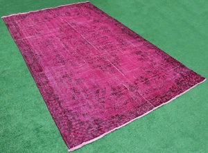 Alfombra Turca 75''x121'' Anudada a Mano Color Transición Alfombra Moderna 6'2''x10'1'' - Imagen 1 de 11