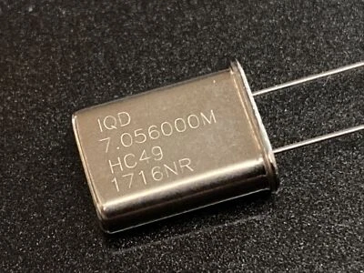 7.056MHz HC-49 30pF 30PPM 50Ohm 1mW -10-60°C Crystal for Pixie/Forty9er US-SHIP - Image 1 of 2