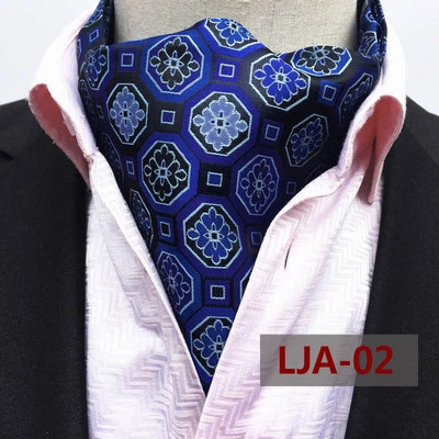 Hombres Corbata Bufanda Corbata Paisley Lunares Ascot Boda Fiesta Negocios Cuello Corbata Foto 1 de 4