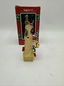 Enesco Wee Tree Trimmers CARVER 1992 Vintage Christmas Ornament Sandi Zimnicki - Picture 1 of 6