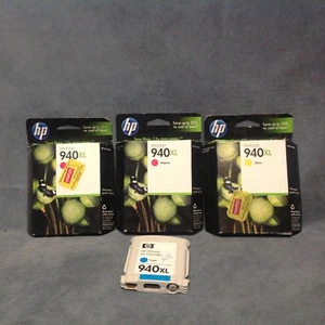 Genuine Hewlett-Packard HP Ink 940XL Three Colors Sealed in Box +1? Expired - Picture 1 of 6