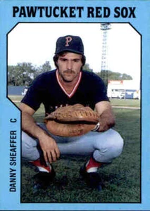 1985 Pawtucket Red Sox TCMA #12 Danny Sheaffer Red Land Lewisberry Pennsylvania - Picture 1 of 2