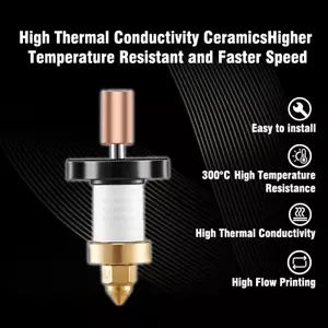 Hotend amélioré pour imprimante 3D Creality K1 et K1 Max bimétallique heatbreak - Photo 1/5