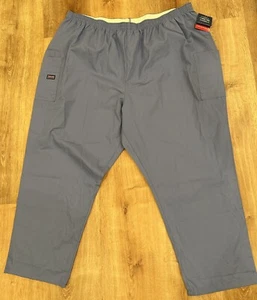 NWT Cherokee Workwear Women's Blue/CIEW  Scrub Pants Plus SZ 5XL  Stretch Band - Picture 1 of 6