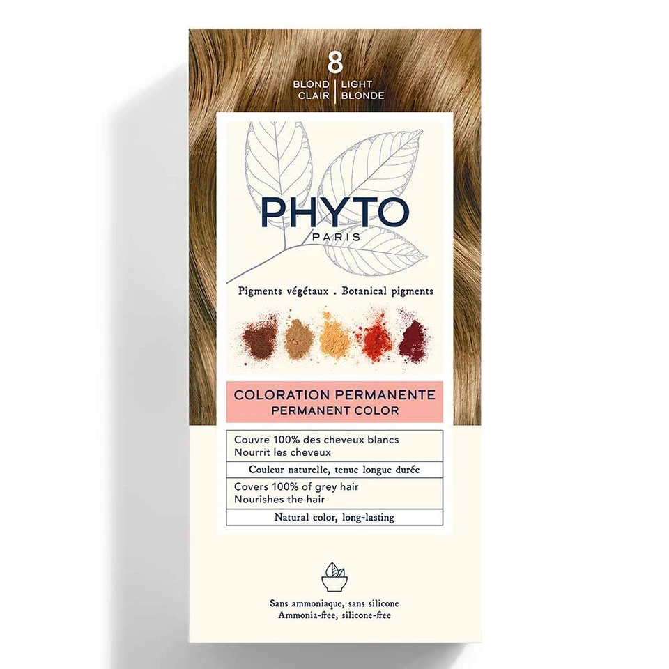 Phyto PhytoColor - Colorazione Permanente Capelli Colore 8 Biondo Chiaro, 1 Kit - Immagine 1 di 1