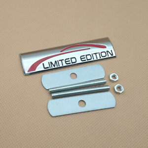 Metal Chrome Grill LIMITED EDITION Logo Badge Front Grille Accessories Emblem