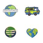 There's No Planet B Enamel Pin Brooches Protect the Earth Theme Enamel Pins Set