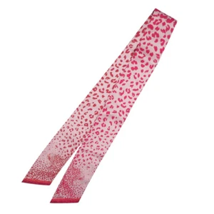 AUTHENTIC CARTIER Scarf pink silk 0432 - Picture 1 of 4