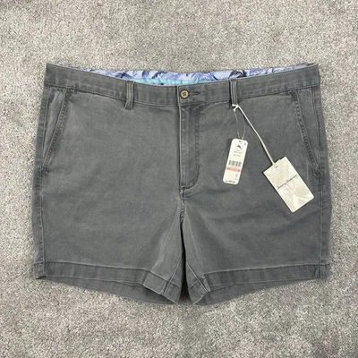 Tommy Bahama Pantalones Cortos Para Hombres 40 Gris Niebla Boracay Chino 6" Entrepierna Nuevos Foto 1 de 4