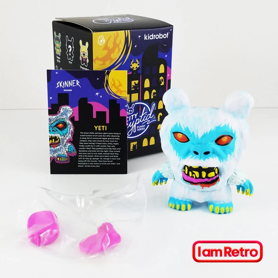 Kidrobot City Cryptid 3" Dunny - Yeti???/?? por Skinner Foto 1 de 1