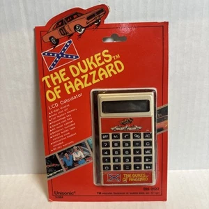 Calcolatrice Dukes Of Hazzard 1981 da collezione sigillata nella confezione originale Unisonic - Foto 1 di 6