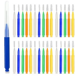 Interdental Brush,200PCS Braces Brush for Cleaner Tooth,5 Different Sizes Too... - Picture 1 of 6