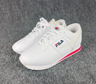 Fila Machu 5SC60508-125 Womens 6.5 White Casual Shoes Sneakers Leather Trainer - Image 1 of 4