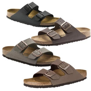 sandali birkenstock arizona made in germany pelle nuovi con etichetta migliore qualità - Foto 1 di 17