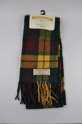 Vintage James Pringle Weavers Lambswool Scarf MacMillan Old Modern NEW - Image 1 of 4