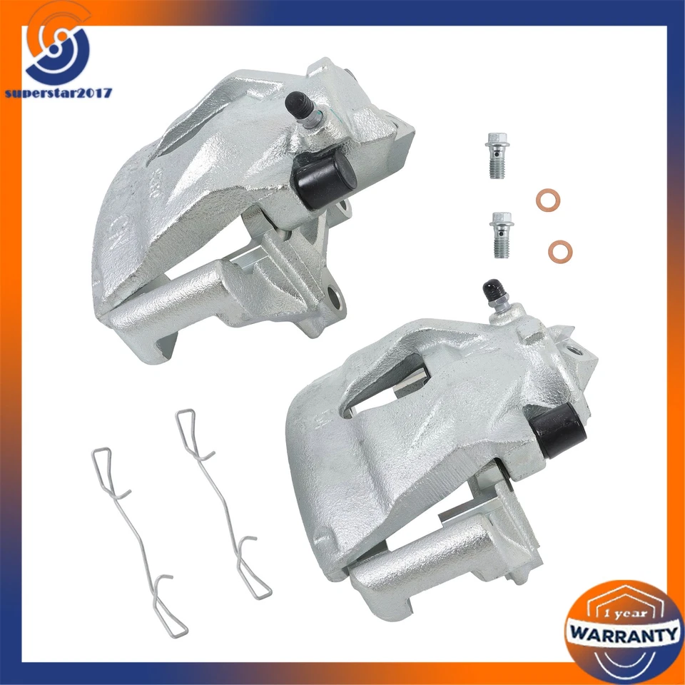 Pinza de freno delantera derecha y derecha con soporte para Volkswagen Golf 96-2005 Jetta 96-2006 Foto 1 de 4