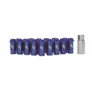 Mishimoto MMLG-15-LOCKBL Aluminum Locking Lug Nuts, M12 x 1.5, Blue - Picture 1 of 3