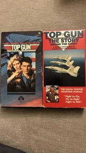 Top Gun (VHS, 1987) Tom Cruise, Val Kilmer - Pre-Owned, Good Condition - Picture 1 of 5