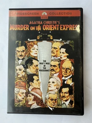 Murder on the Orient Express 1976 Agatha Christie DVD Region 2 Widescreen (B8) - Image 1 of 3