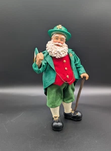 Vtg 1997 Clothique Possible Dreams Santa O'Claus Irish Celtic Santa Flag - Picture 1 of 9