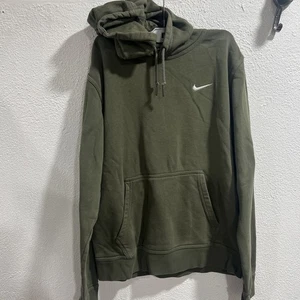 Vintage Nike Kapuzenpullover Army Green Herren Gr. M Swoosh Y2K - Bild 1 von 10